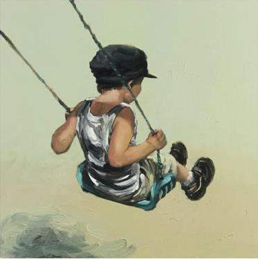 In The Swing of Things - Edition by artist Keith Proctor - Wyecliffe Galleries