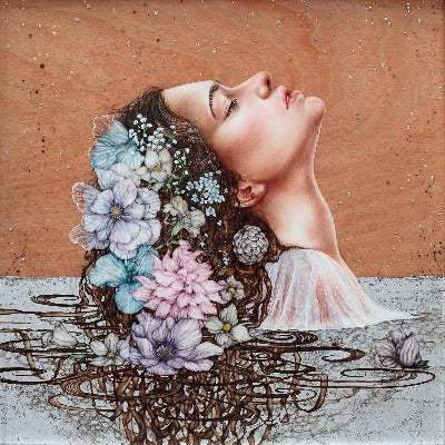 Aurora - Original - SOLD by artist Kerry Darlington - Wyecliffe Galleries