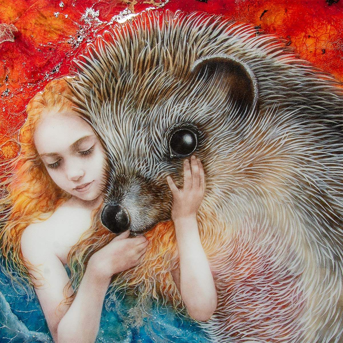 Autumn Fae - Edition by artist Kerry Darlington - Wyecliffe Galleries