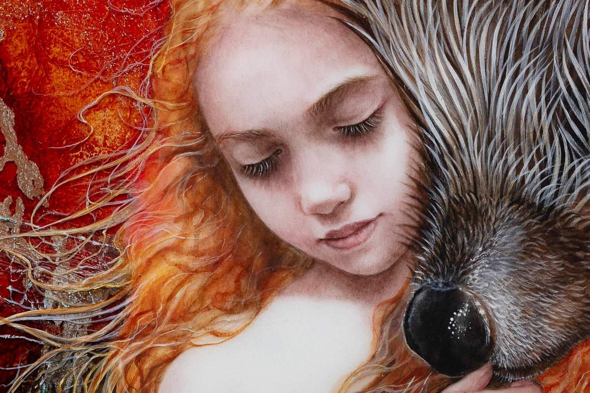 Autumn Fae - Original by artist Kerry Darlington - Wyecliffe Galleries