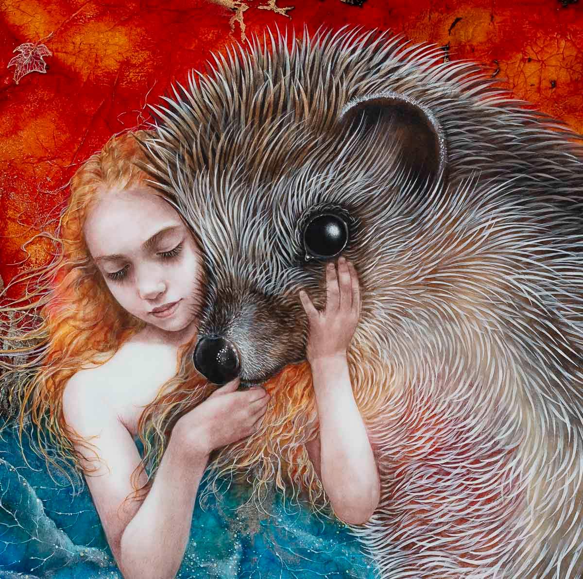 Autumn Fae - Original by artist Kerry Darlington - Wyecliffe Galleries