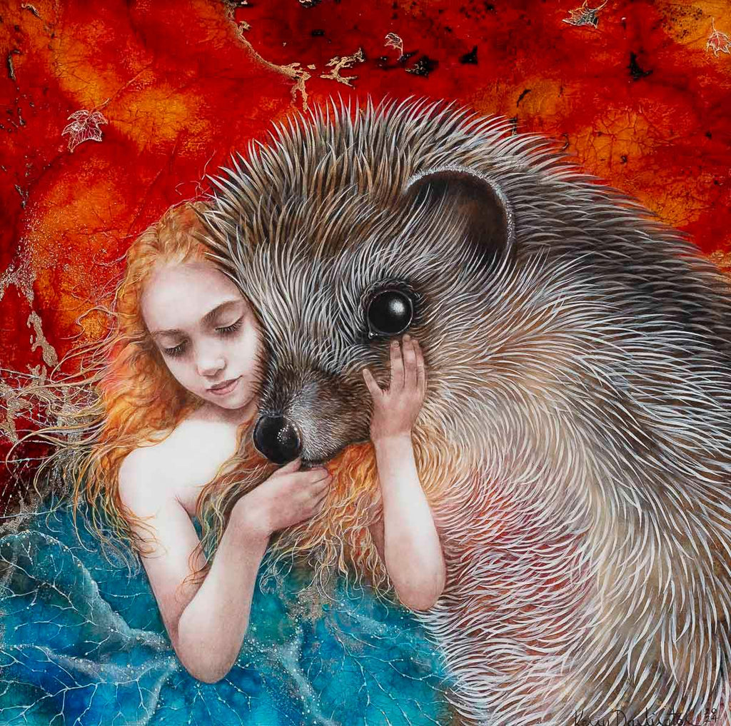 Autumn Fae - Original by artist Kerry Darlington - Wyecliffe Galleries