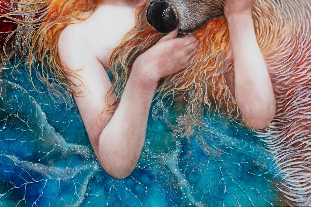 Autumn Fae - Original by artist Kerry Darlington - Wyecliffe Galleries