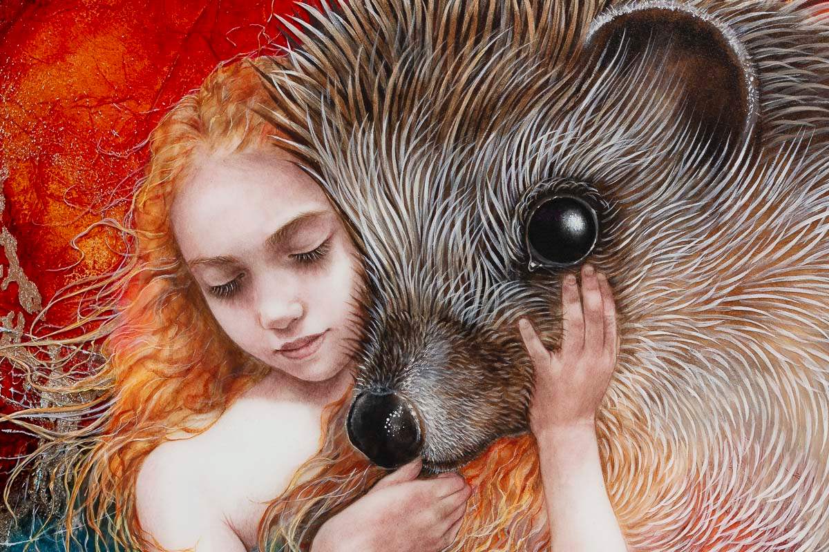 Autumn Fae - Original by artist Kerry Darlington - Wyecliffe Galleries