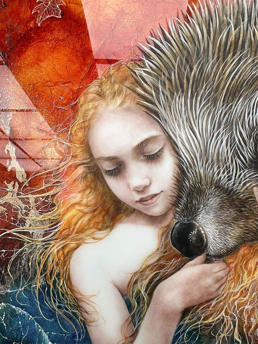 Autumn Fae & Spring Fae - Edition - Matching SET by artist Kerry Darlington - Wyecliffe Galleries