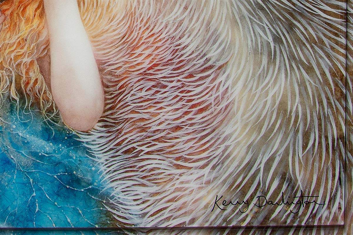 Autumn Fae & Spring Fae - Edition - Matching SET by artist Kerry Darlington - Wyecliffe Galleries