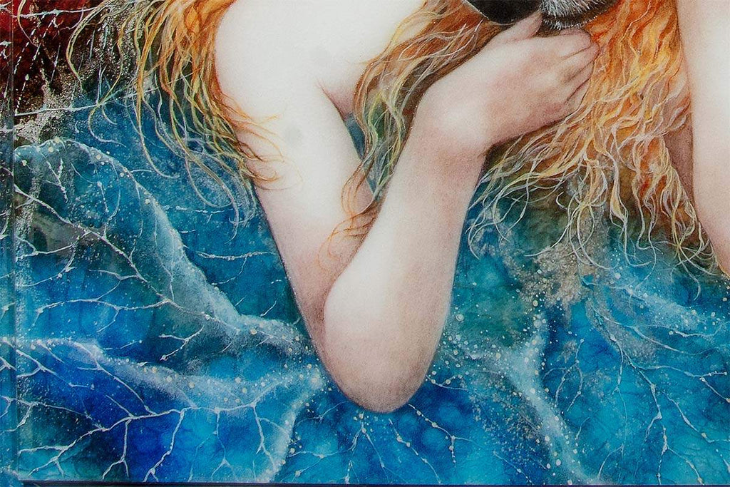 Autumn Fae & Spring Fae - Edition - Matching SET by artist Kerry Darlington - Wyecliffe Galleries