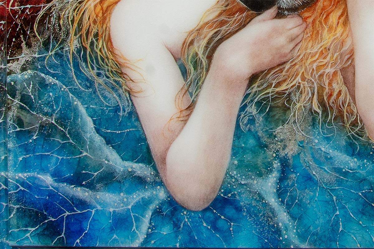 Autumn Fae & Spring Fae - Edition - Matching SET by artist Kerry Darlington - Wyecliffe Galleries