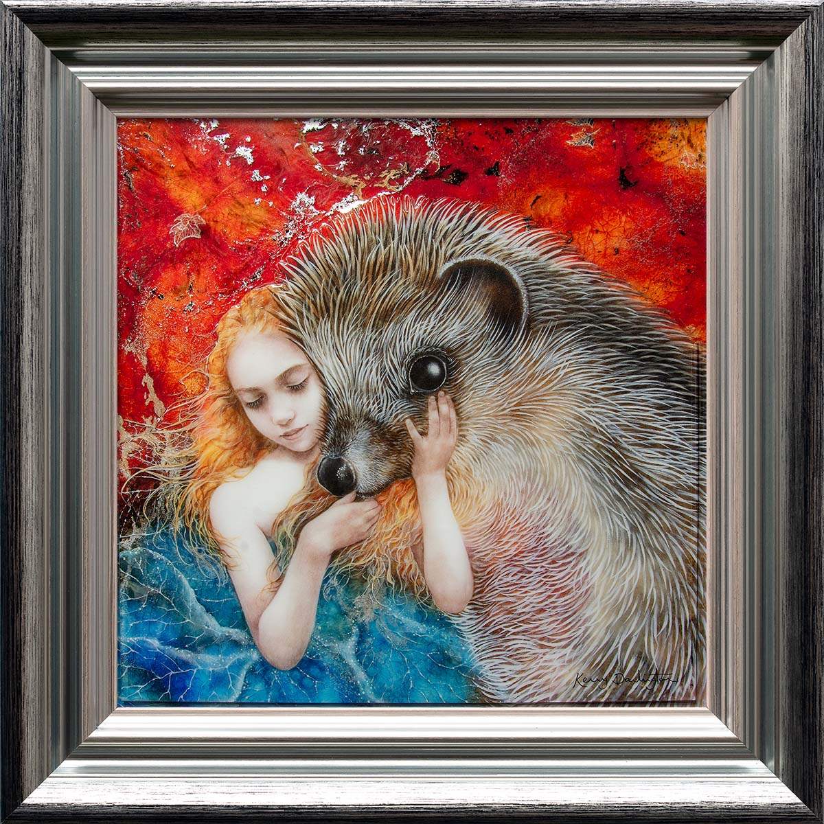 Autumn Fae & Spring Fae - Edition - Matching SET by artist Kerry Darlington - Wyecliffe Galleries