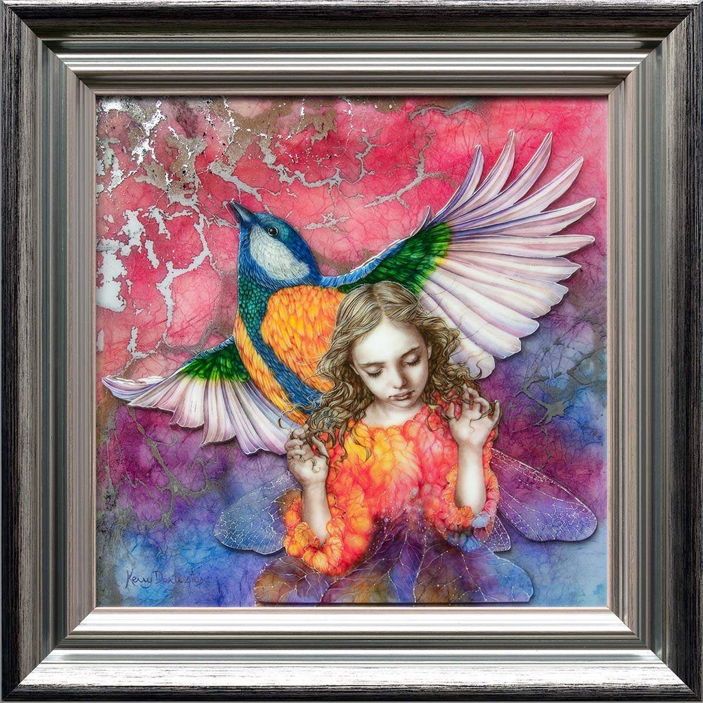 Autumn Fae & Spring Fae - Edition - Matching SET by artist Kerry Darlington - Wyecliffe Galleries