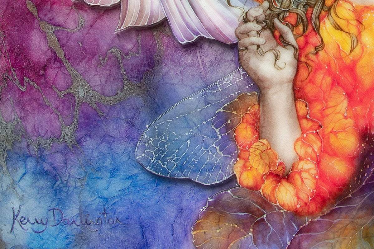 Autumn Fae & Spring Fae - Edition - Matching SET by artist Kerry Darlington - Wyecliffe Galleries