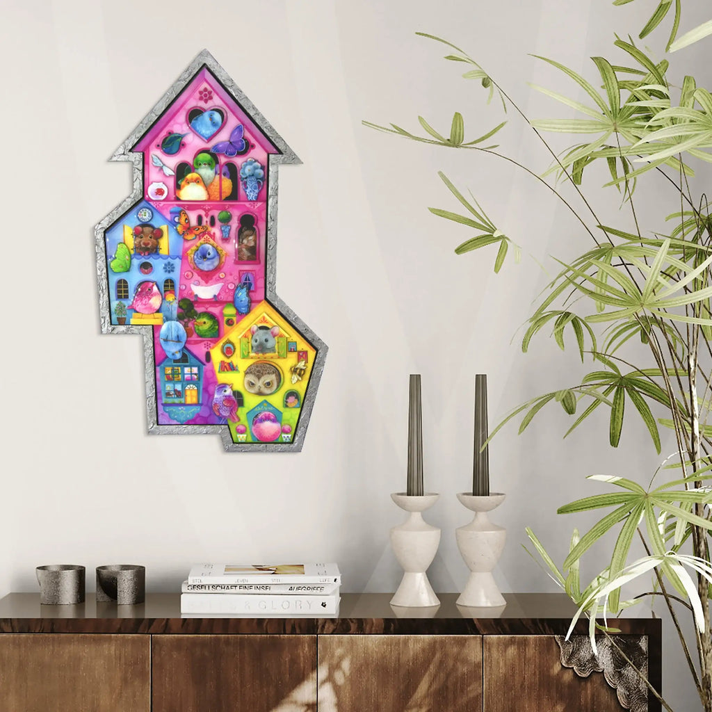 Birds Of A Feather - Edition by artist Kerry Darlington - Wyecliffe Galleries