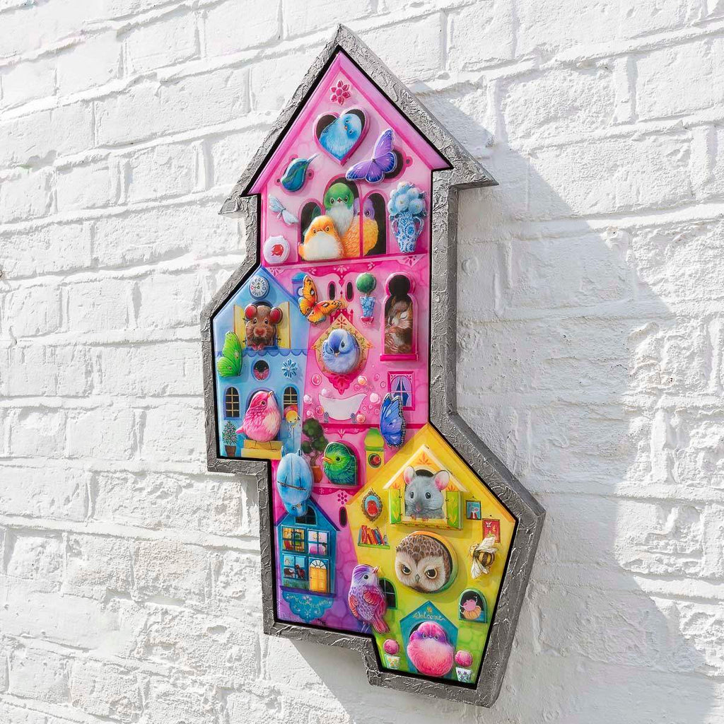 Birds Of A Feather - Edition by artist Kerry Darlington - Wyecliffe Galleries