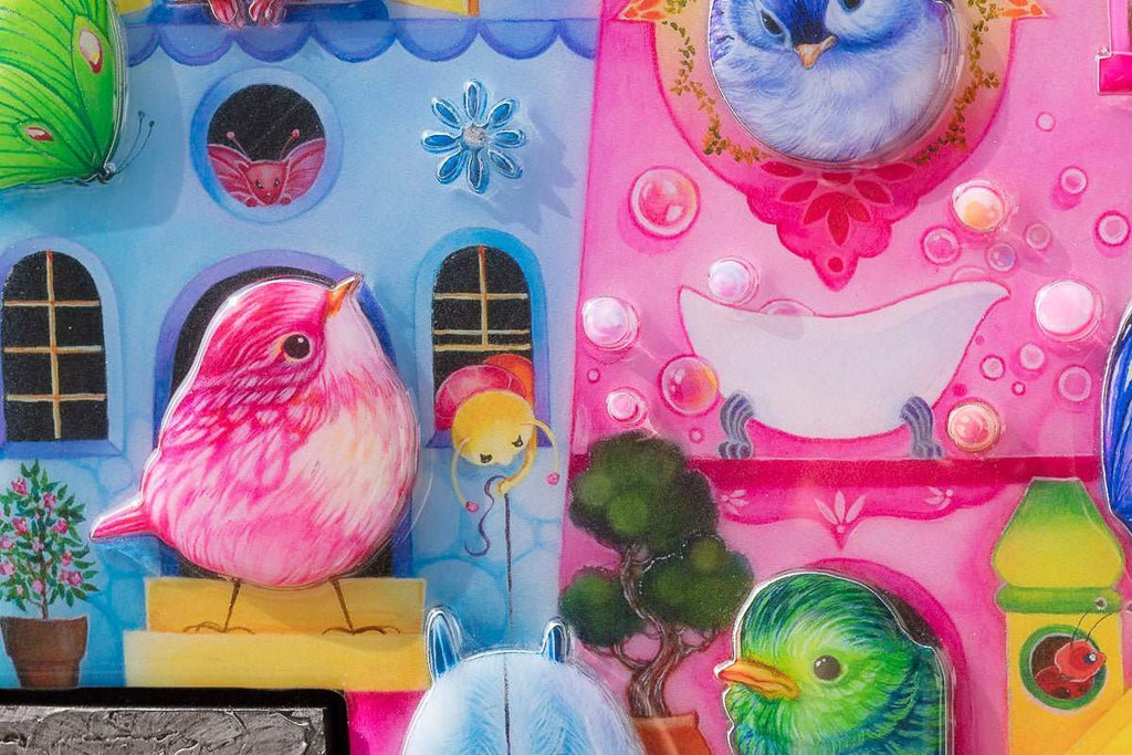 Birds Of A Feather - Edition by artist Kerry Darlington - Wyecliffe Galleries