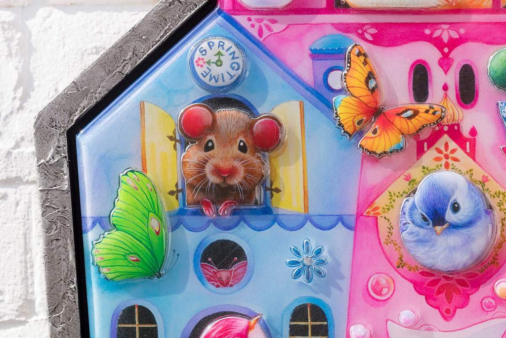 Birds Of A Feather - Edition by artist Kerry Darlington - Wyecliffe Galleries