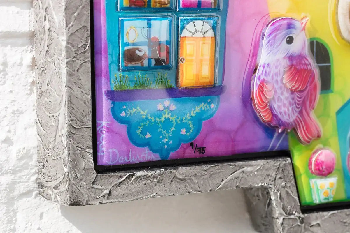 Birds Of A Feather - Edition by artist Kerry Darlington - Wyecliffe Galleries