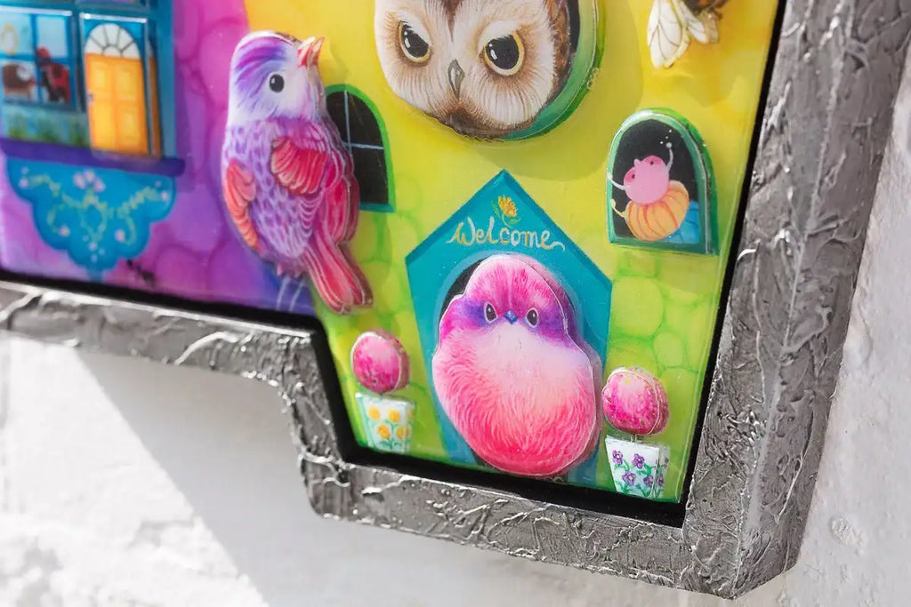 Birds Of A Feather - Edition by artist Kerry Darlington - Wyecliffe Galleries