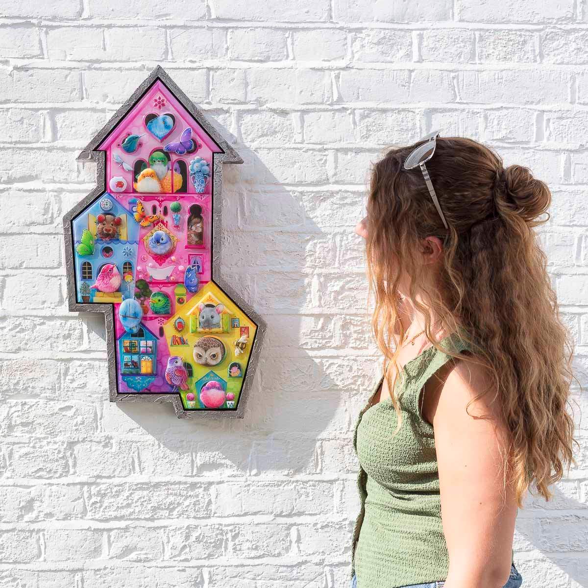 Birds Of A Feather - Edition by artist Kerry Darlington - Wyecliffe Galleries