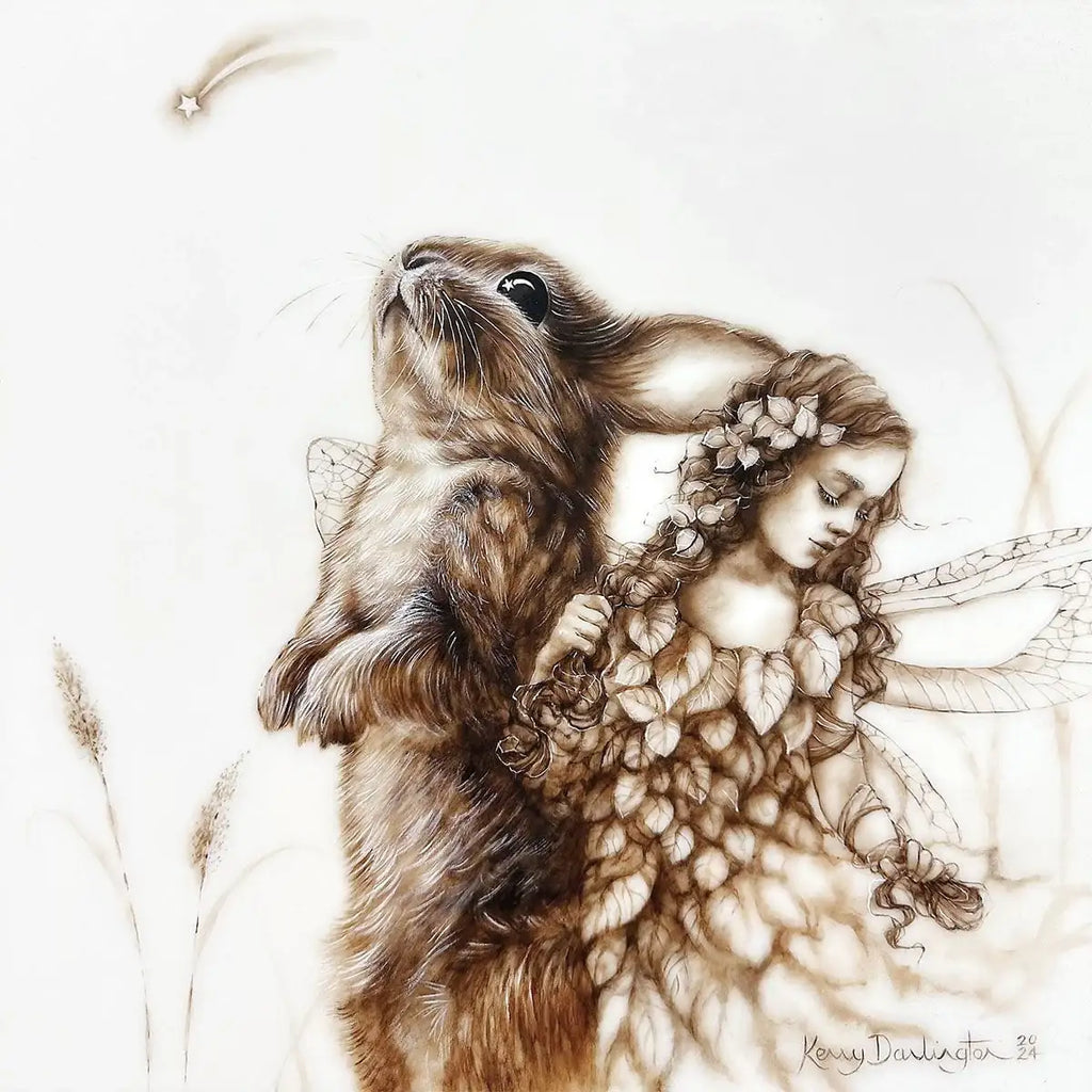 Chasing Stars - Original - SOLD by artist Kerry Darlington - Wyecliffe Galleries