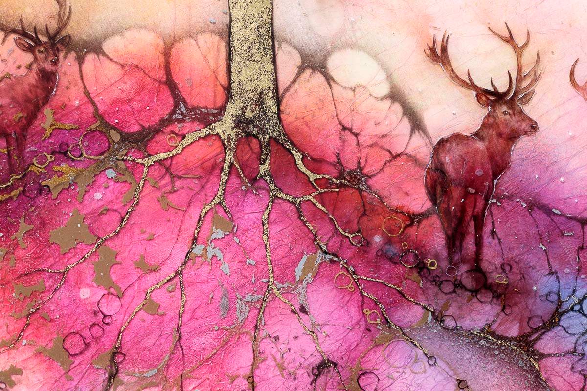 Dreams Within Dreams - Original - SOLD by artist Kerry Darlington - Wyecliffe Galleries