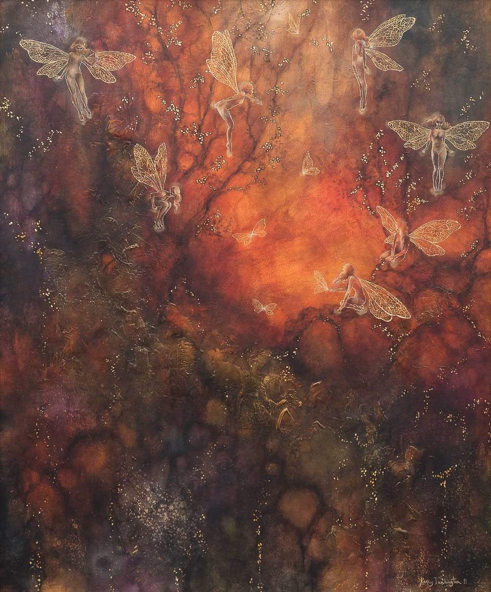 Faerie Realm - Original by artist Kerry Darlington - Wyecliffe Galleries