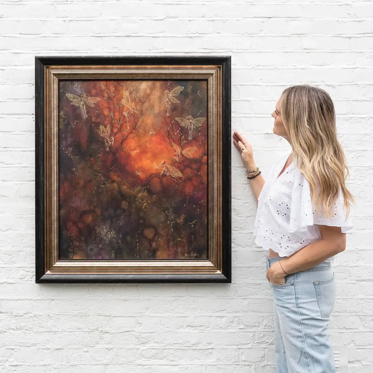 Faerie Realm - Original by artist Kerry Darlington - Wyecliffe Galleries