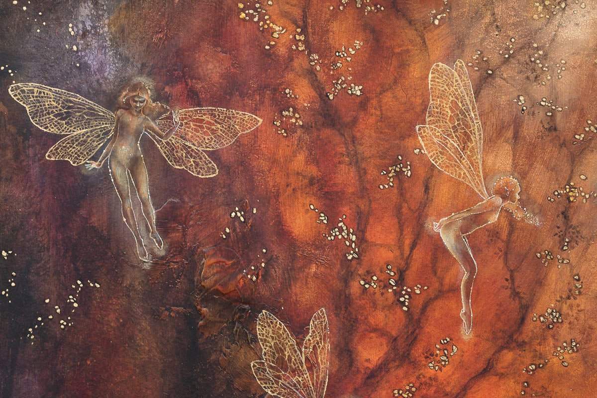 Faerie Realm - Original by artist Kerry Darlington - Wyecliffe Galleries