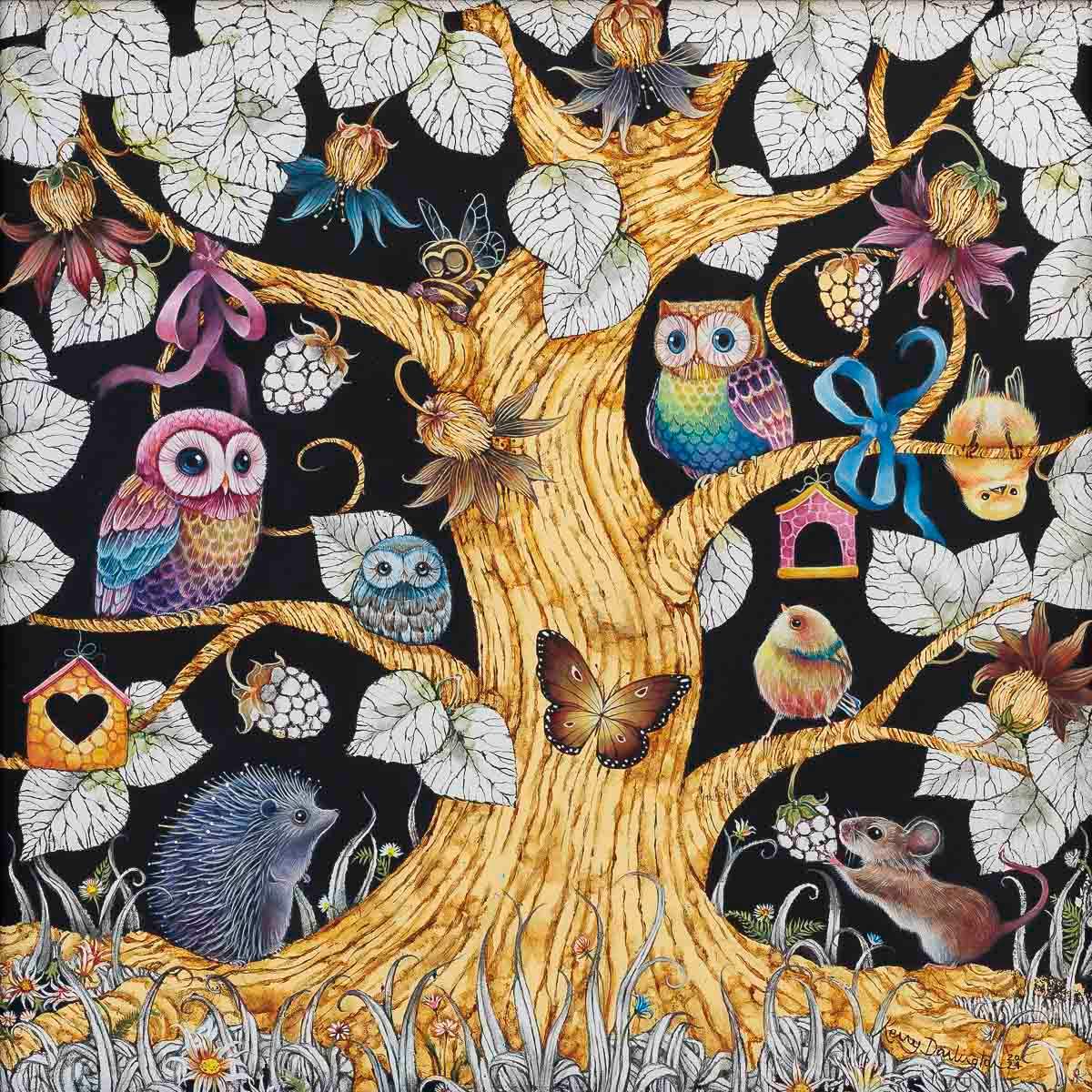 Golden Dawn - Published Original by artist Kerry Darlington - Wyecliffe Galleries