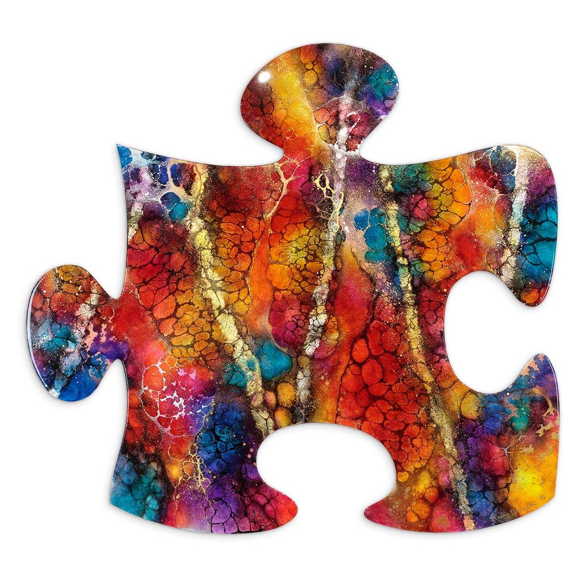 Mosaik - Original - SOLD by artist Kerry Darlington - Wyecliffe Galleries
