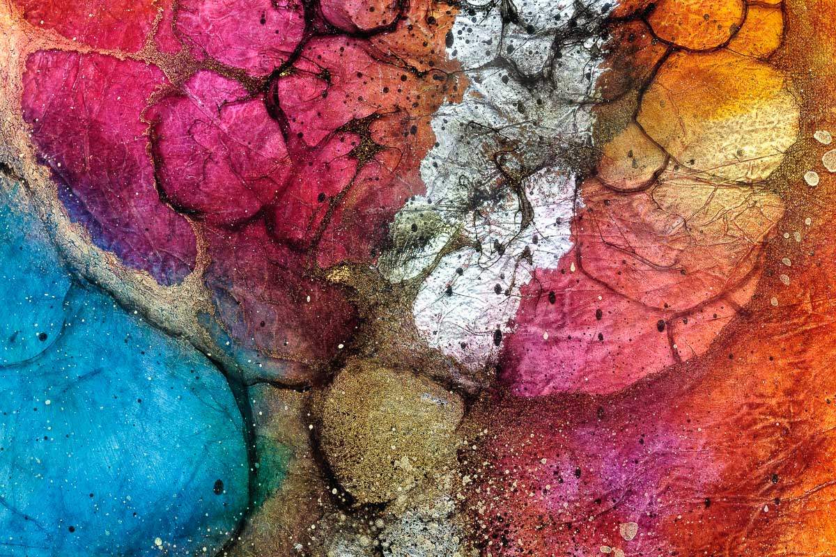 Mosaik - Original - SOLD by artist Kerry Darlington - Wyecliffe Galleries