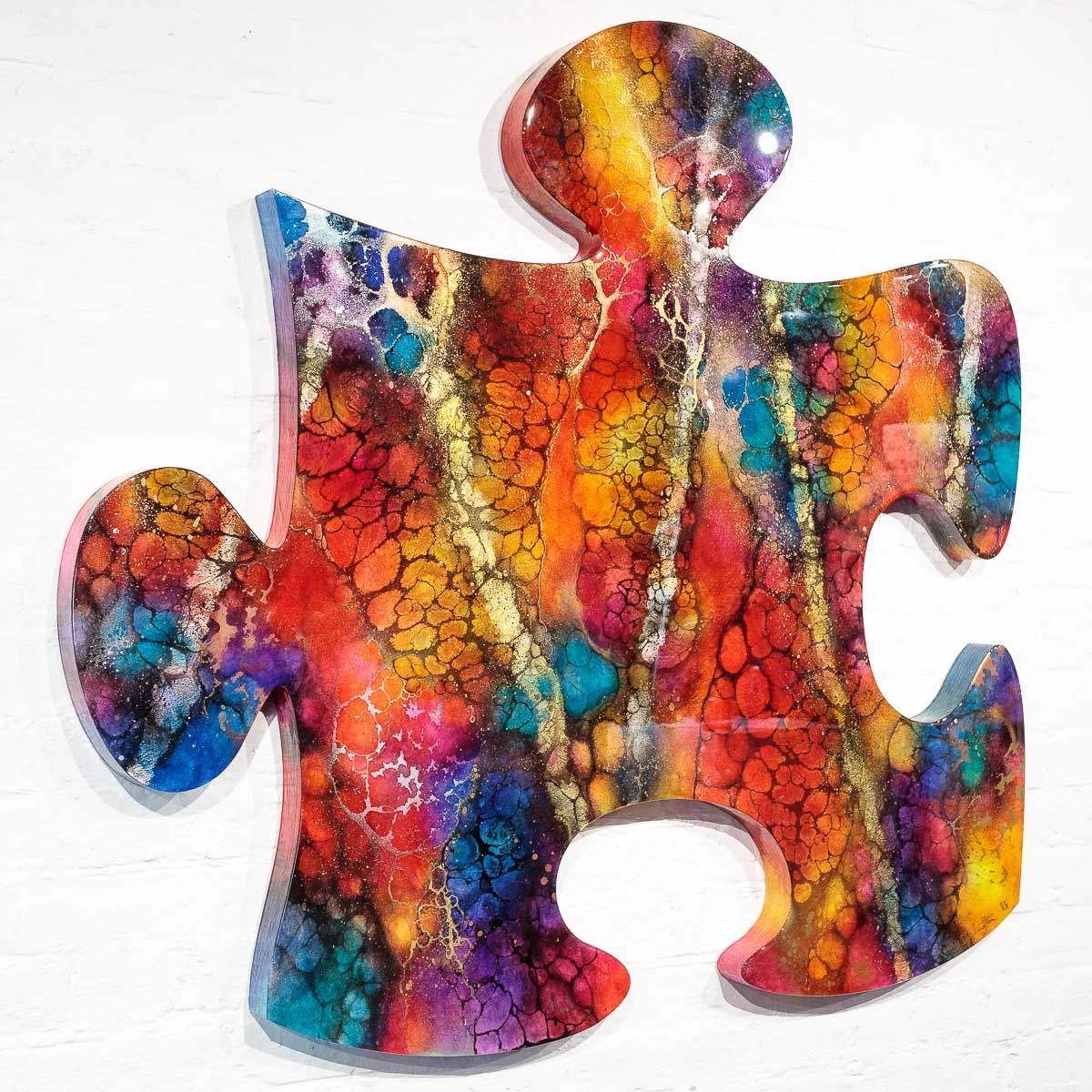 Mosaik - Original - SOLD by artist Kerry Darlington - Wyecliffe Galleries