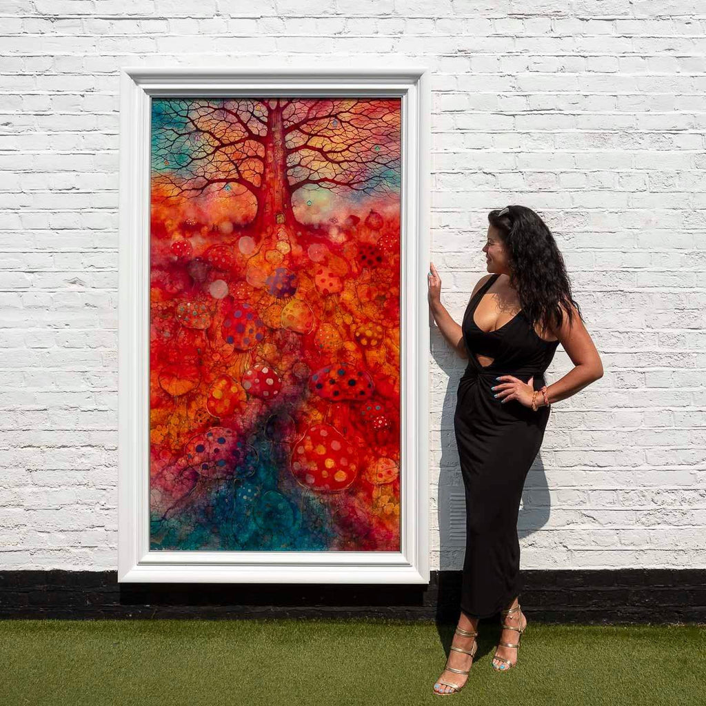 Guardian of the East - Original by artist Kerry Darlington - Wyecliffe Galleries