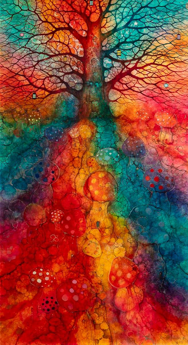 Guardian of the West - Original by artist Kerry Darlington - Wyecliffe Galleries