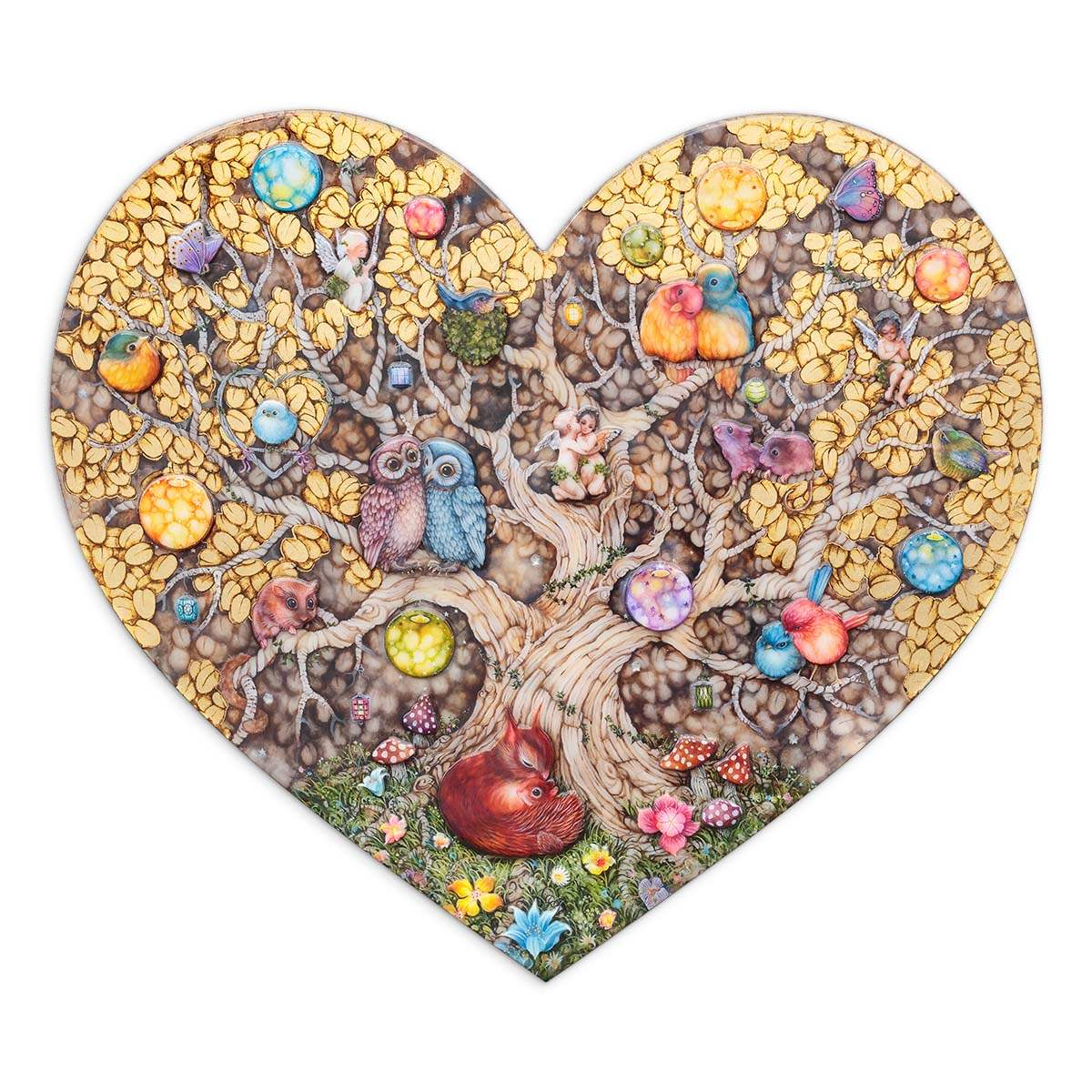 Heart Of The Woodland - Edition by artist Kerry Darlington - Wyecliffe Galleries