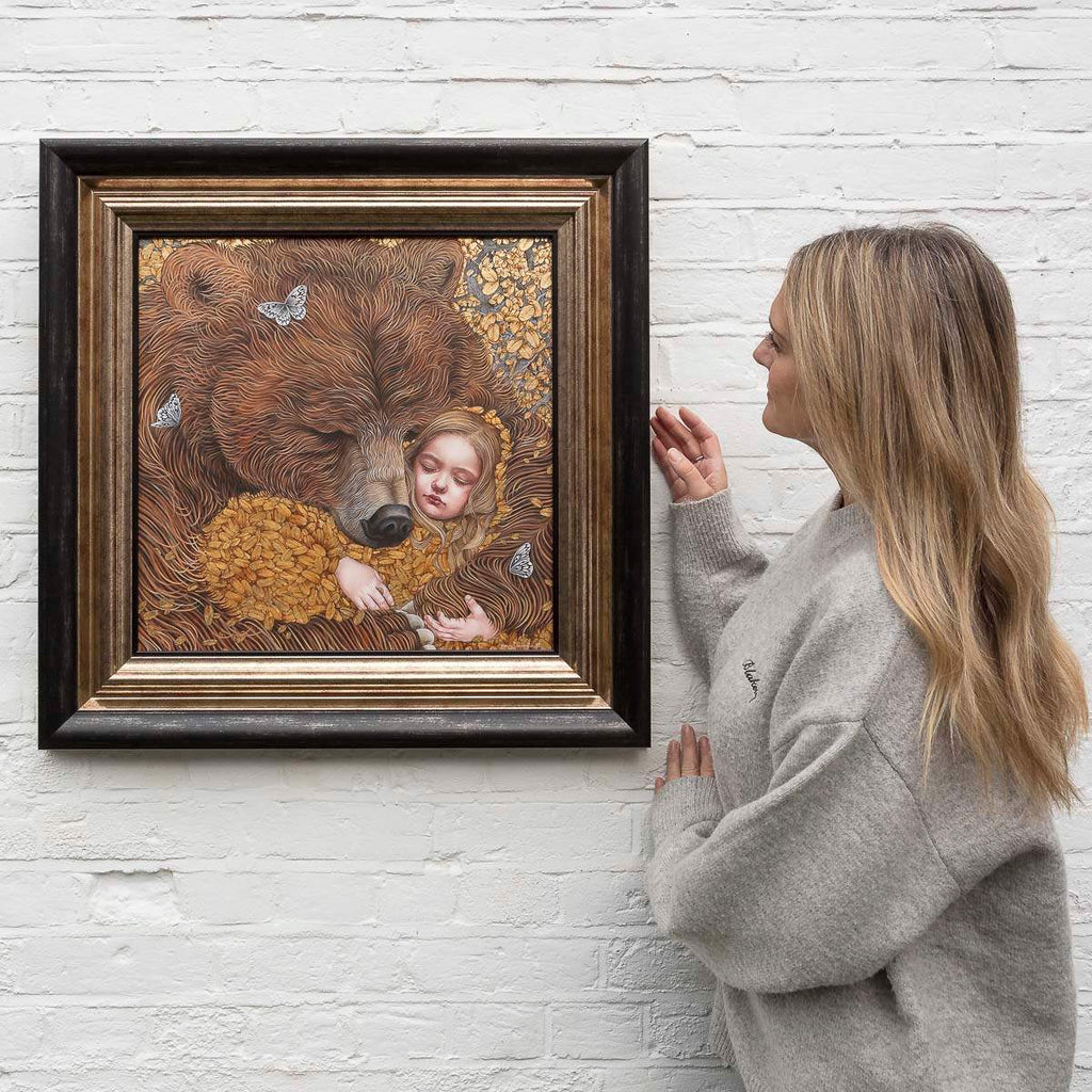 Hibernation - Original by artist Kerry Darlington - Wyecliffe Galleries