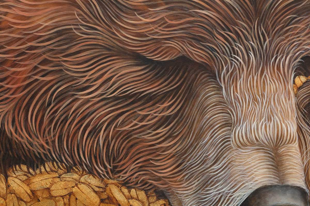 Hibernation - Original by artist Kerry Darlington - Wyecliffe Galleries