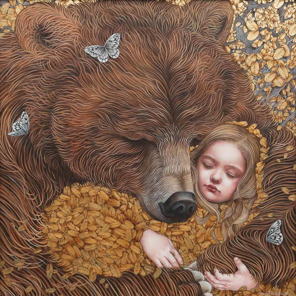 Hibernation - Original by artist Kerry Darlington - Wyecliffe Galleries