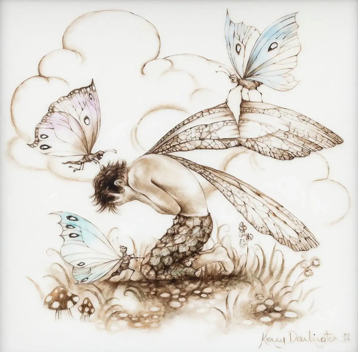 I Will Fix You - Original - SOLD by artist Kerry Darlington - Wyecliffe Galleries