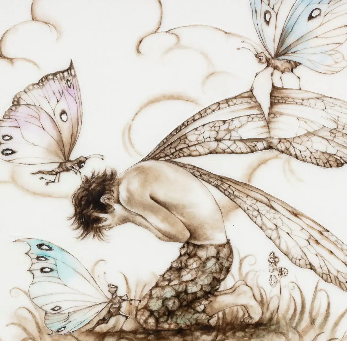 I Will Fix You - Original - SOLD by artist Kerry Darlington - Wyecliffe Galleries