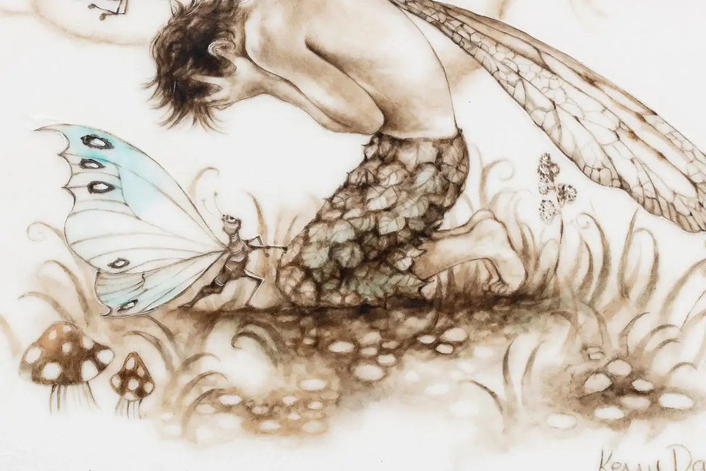 I Will Fix You - Original - SOLD by artist Kerry Darlington - Wyecliffe Galleries