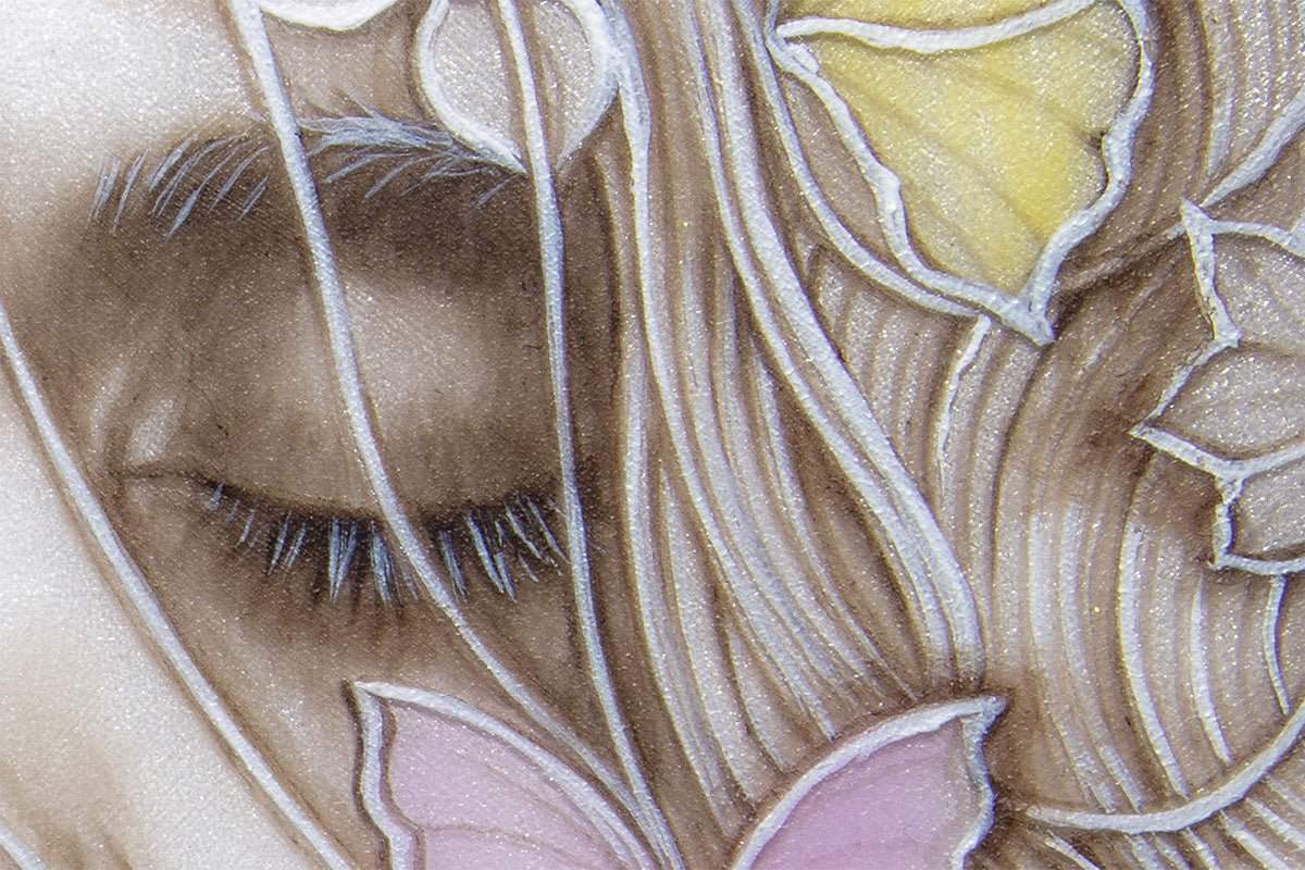 Ivy - Original - SOLD by artist Kerry Darlington - Wyecliffe Galleries