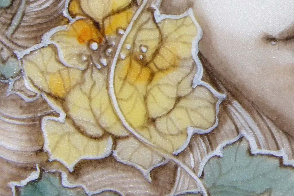 Ivy - Original - SOLD by artist Kerry Darlington - Wyecliffe Galleries