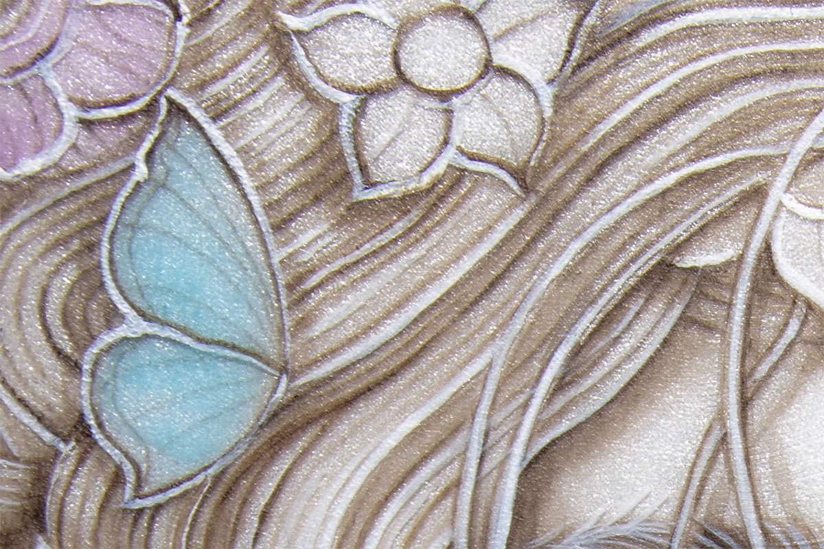 Ivy - Original - SOLD by artist Kerry Darlington - Wyecliffe Galleries