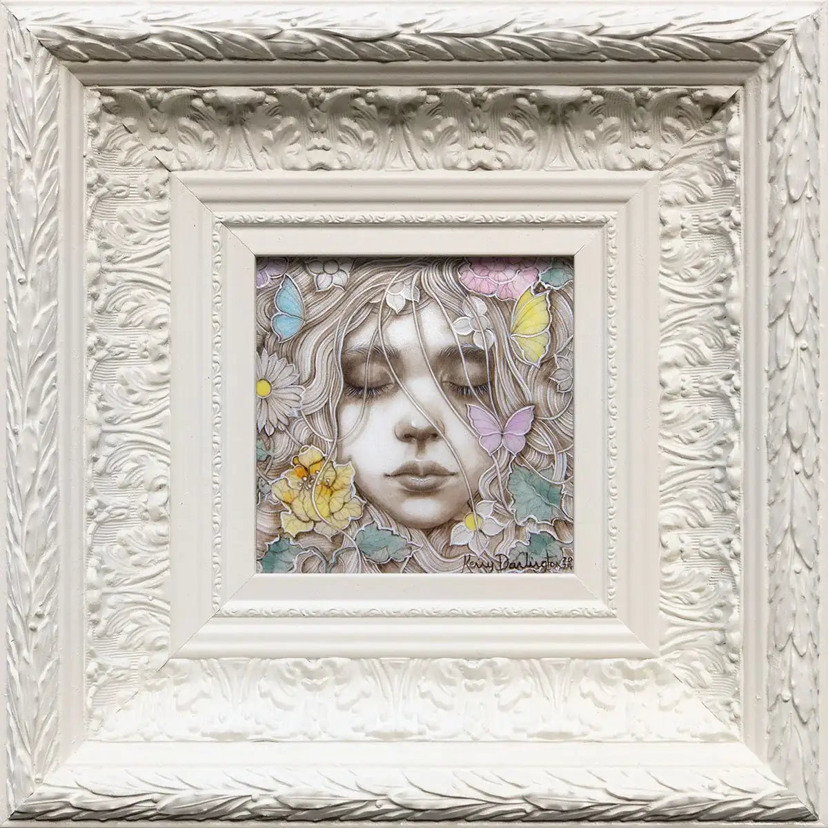 Ivy - Original - SOLD by artist Kerry Darlington - Wyecliffe Galleries