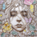 Ivy - Original - SOLD by artist Kerry Darlington - Wyecliffe Galleries