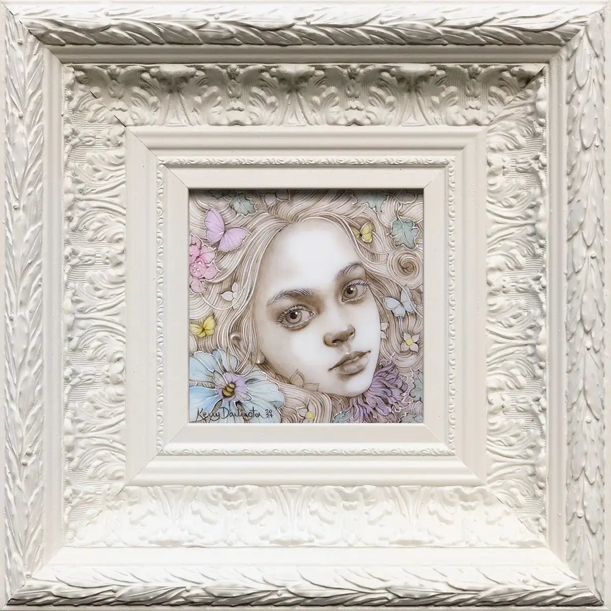 Jasmine - Original - SOLD by artist Kerry Darlington - Wyecliffe Galleries