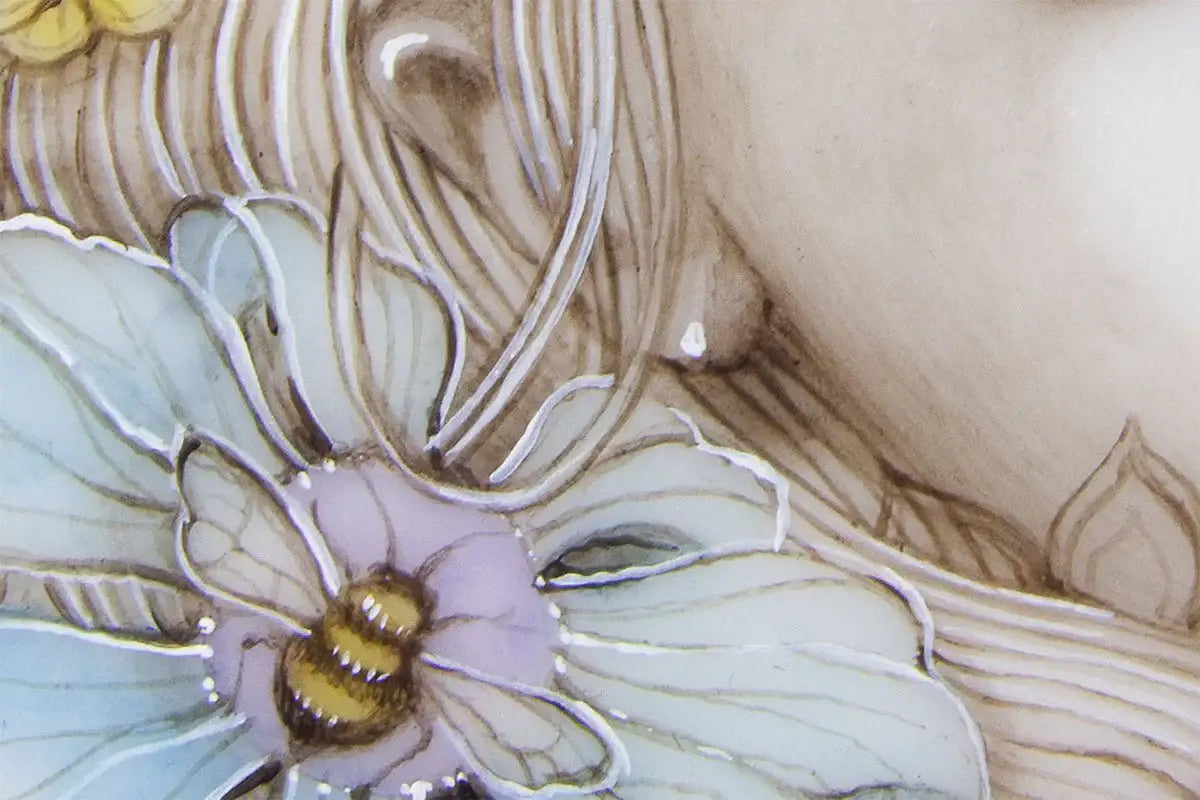 Jasmine - Original - SOLD by artist Kerry Darlington - Wyecliffe Galleries