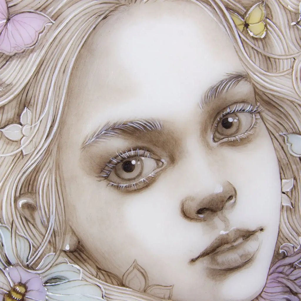 Jasmine - Original - SOLD by artist Kerry Darlington - Wyecliffe Galleries