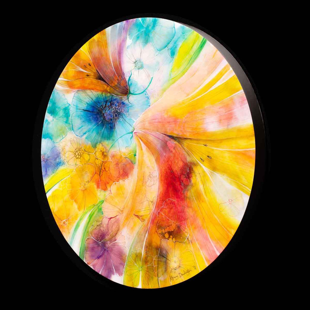 Kaleidoscope - Original by artist Kerry Darlington - Wyecliffe Galleries