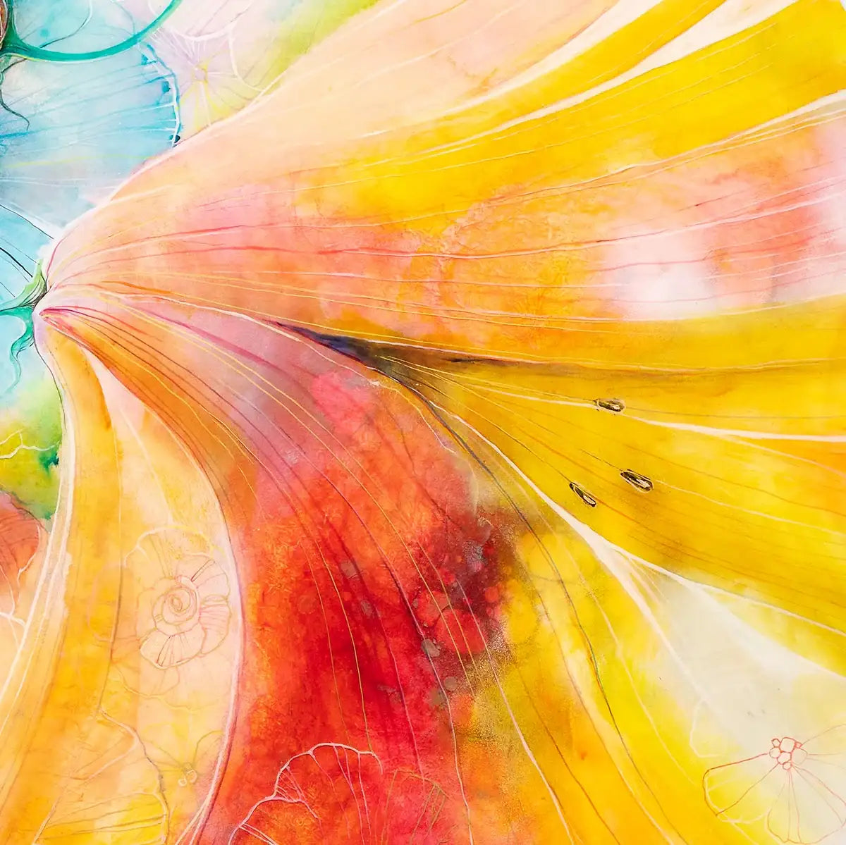 Kaleidoscope - Original by artist Kerry Darlington - Wyecliffe Galleries